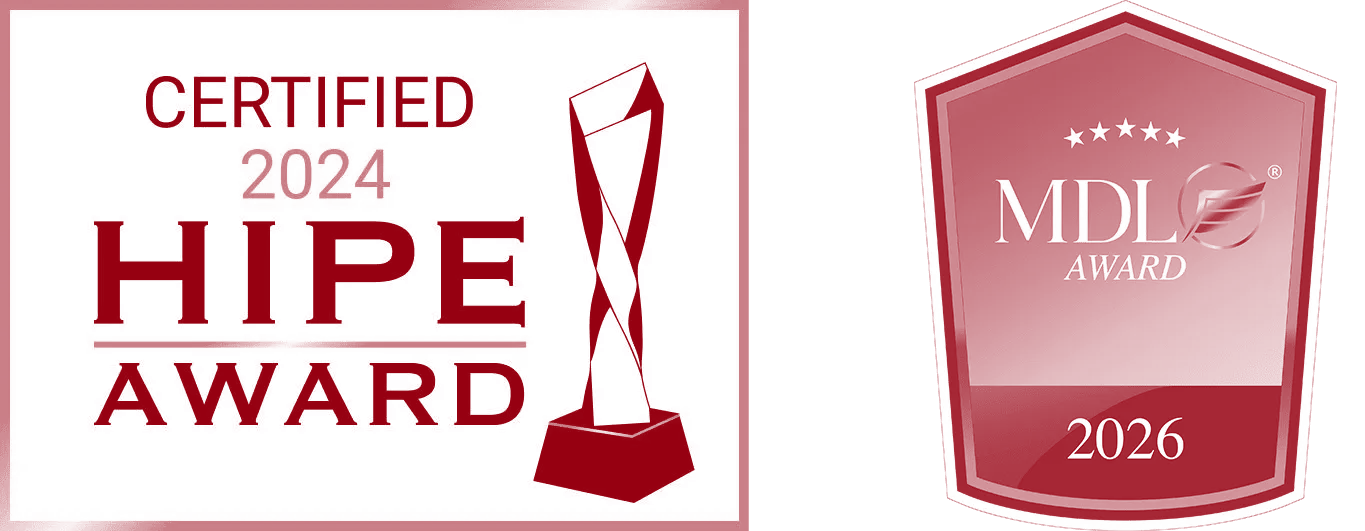 HIPE Award 2024 und MDL Award 2026 für KAMPFKUNST HERZ®