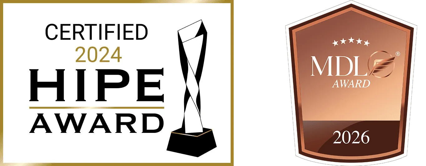 HIPE Award 2024 und MDL Award 2026 für KAMPFKUNST HERZ®
